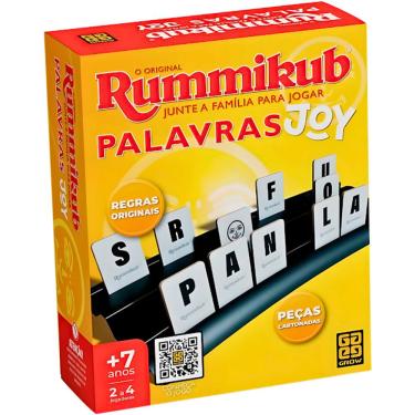 Imagem de Jogo De Tabuleiro Rummikub Joy Palavras Grow