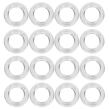 Imagem de Aro Plástico Transparente 2,7cm Espessura 4mm Para Artesanato 100 Unid