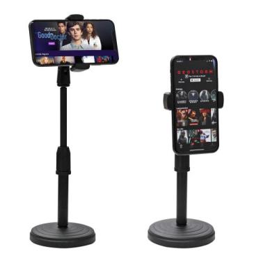Imagem de Suporte Tripé Celular Smartphone De Mesa Escritório 360º - Importado