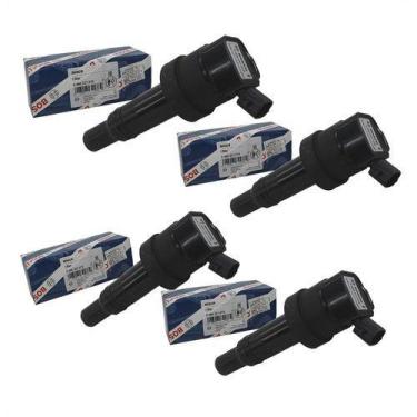 Imagem de Kit 4 Bobina De Ignição Hb20 1.0 Turbo 2016 Original Bosch 0986221075