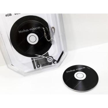 Imagem de Pendrive Formato Disco De Vinil De 8 Gb - Generico