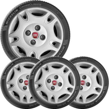 Imagem de Kit 4 Calota FIAT PALIO UNO MILLE SIENA Aro 13 050cb - Grid