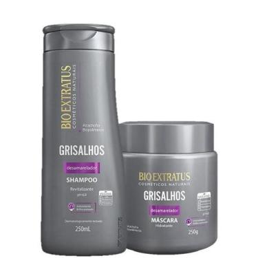 Imagem de Bio Extratus Grisalhos Kit Mascara Capilar e Shampoo