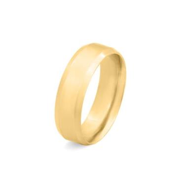 Imagem de Aliança Ishizaki 6,0mm Modelo Especial 12 Desquinada Ouro 18K - Ishiza
