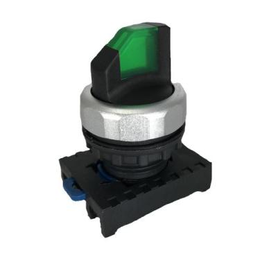Imagem de Botão de Comutação  Cabeçote + Base  NP8-XD/21  Chint, Verde
