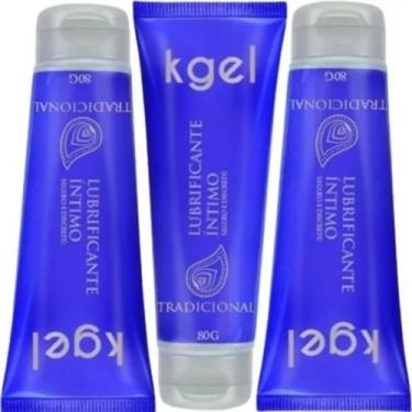 Imagem de Kit 3 lubrificantes íntimo tradicional 80g - KGEL
