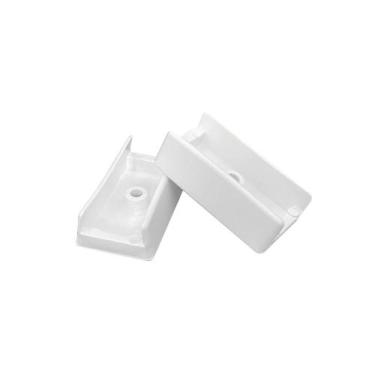 Imagem de Sapata Plástica U Para 15 Mm Branca - Bigfer, 100kg, Branco