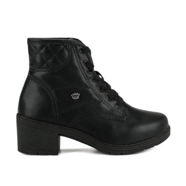 Imagem de Bota Coturno Pink Cats Salto Bloco Infantil V4101 28/36