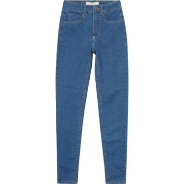 Imagem de Calça Jeans Feminina Flex Skinny Malwee Ref. 124683, Azul, 44