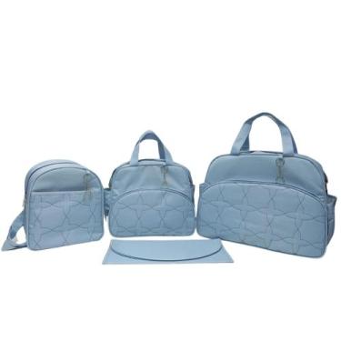 Imagem de Kit bolsa maternidade Bebê Estrela - Hyno kids, Azul