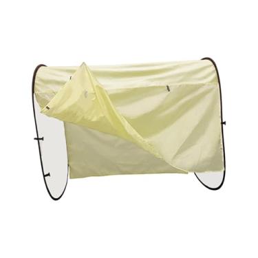 Imagem de IEUDNS Capa para cabideiro, bolsa para pendurar roupas, à prova de chuva, poeira, proteção solar, capa para secar roupas, protetor para calças, with Curtain 2 M