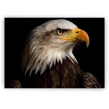 Imagem de Quadro Tela Grande Águia Pássaro Olho Sala Quarto - Decore Quadros, 60