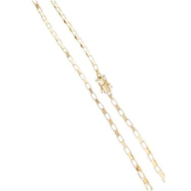 Imagem de Corrente Tijolinho 5mm 30G cordão Banhado a 18k - A.R Variedades MT