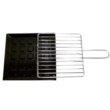 Imagem de Chapa grelha assa mais rapido e pratico para fogão multiuso - sz