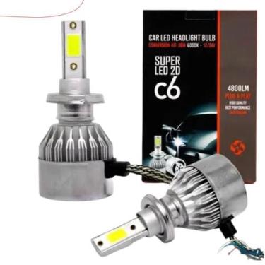 Imagem de Kit Lâmpada Super Led 2d 12v H7 H1 Envio Rápido - Pancadão Eletrônicos