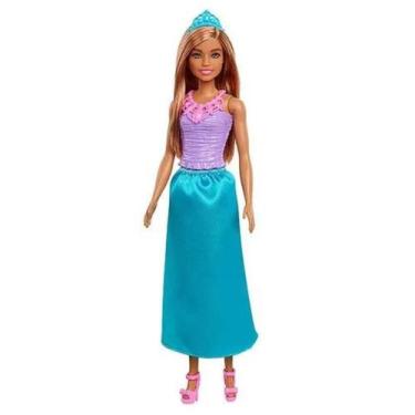 Imagem de Barbie Dreamtopia Princesas Básicas Morena HGR03 - Mattel