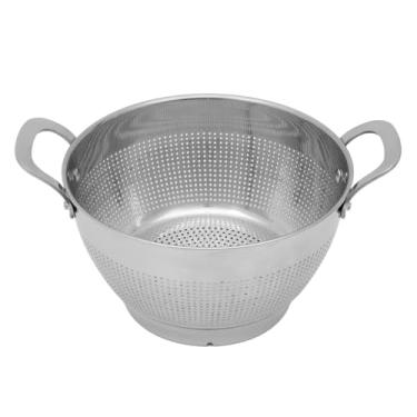 Imagem de Mimo Style, Escorredor de Macarrão em Inox, Coleção Isa Scherer, 23 cm