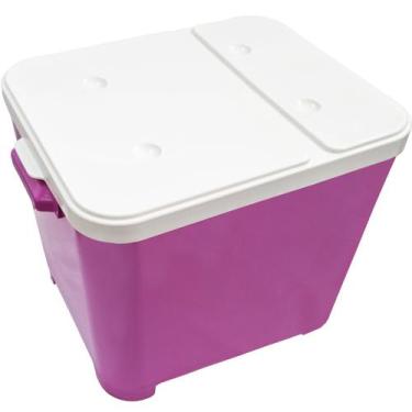 Imagem de Container Porta Ração Canister Plástico com Tampa Protege Conserva Fur