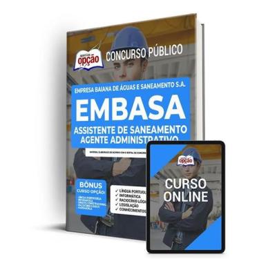 Imagem de Apostila EMBASA -  Assistente de Saneamento - Agente Administrativo