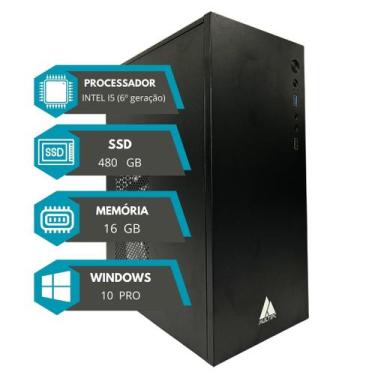 Imagem de Computador MultiPc i5 6ª Geração 16GB RAM SSD 480GB Win10Pro