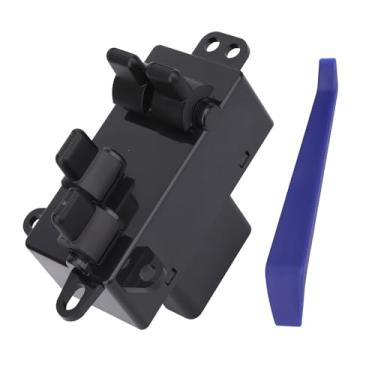 Imagem de Vurkcy Botão de controle de interruptor de janela Master Power Front Left Driver Side Compatível com Chrysler Town Country/Dodge Caravan/Grand Caravan 2004 2005 2006 2007 Substitui OE 4685732AC