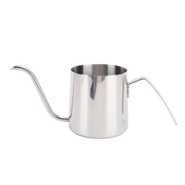 Imagem de Despeje sobre a Chaleira de café, Bico de Pescoço de Ganso de Aço Inoxidável, Bule de café, Copo de Gotejamento para Casa, Acampamento Ao Ar Livre, Viagem, Compacto e Leve, Fácil