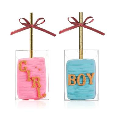 Imagem de JCXPACK 50 caixas transparentes de arroz Krispie com furos para bolos, caixas de macaron, caixas transparentes para lembrancinhas de festa para chá de panela, festa de aniversário