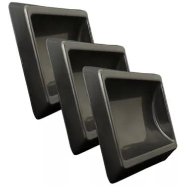 Imagem de Kit 4 Forma Molde Concreto Piso Calçada Bloco Pedras Jardim