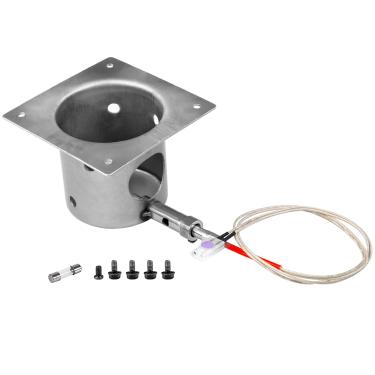 Imagem de COMVIEE Fire Burn Pot and Hot Rod Ignitor Kit Replacement Parts for Traeger & Pit Boss Wood Pellet Grill Smoker, Fire Burner Pot with Screws and Fuse