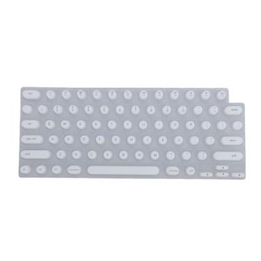 Imagem de Tampa Longa do Teclado da Unha, Compatível Com Pro 14, Pro 16, AIR 13, AIR 15, Protetor de Teclado de Silicone, Alívio da Pressão da Unha, Teclas Cilíndricas Em Forma de Torre