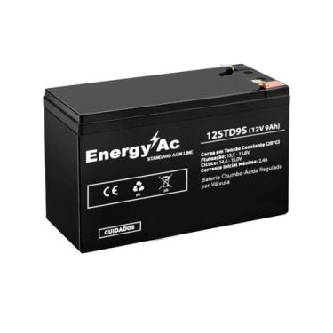 Imagem de Bateria EnergyAC VRLA  AGM EAC12STD9  12v 9 Ah - Energy-AC