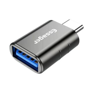 Imagem de Adaptador USB Tipo C 3.0 OTG - Conversor Macho/Fêmea para Macbook, Xia