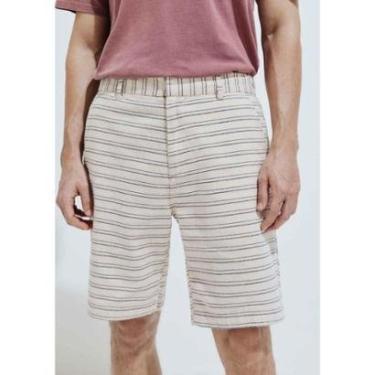 Imagem de Bermuda Hering Chino Listrada Masculina-Feminino