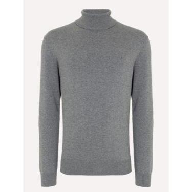 Imagem de Blusa Dudalina Masculina Tricot Cacharel Cotton Cinza Mescla-Masculino