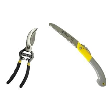 Imagem de Kit de Jardinagem para Poda, Serra Dobrável e Tesoura para Plantas, Árvores e Bonsai