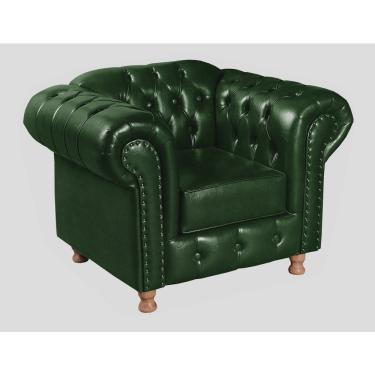 Imagem de Poltrona Chesterfield com Capitonê Luís Xv