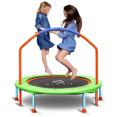 Imagem de Cama Elástica Interna Dobrável com Apoio Ajustável, até 136 kg, CLORIS, Verde