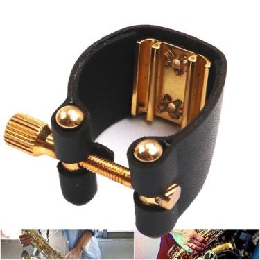 Imagem de Braçadeira De Couro Ressonador Saxofonista Sax Tenor Música - Lonter