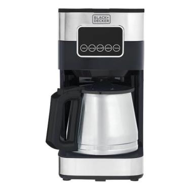 Imagem de Cafeteira elétrica digital progamável black decker cm350g-br em inox 1