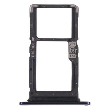 Imagem de YUNCHAO Acessórios telefônicos Bandeja de cartão SIM + bandeja de cartão SIM/Micro SD Bandeja para Motorola One Hyper XT2027 XT2027-1 Substituição do telefone celular