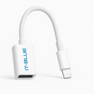 Imagem de Adaptador OTG Lightning para iPhone e iPad iOS - Conecte Pendrive, Teclado, Mouse e Leitor USB - USB 3.0 Alta Velocidade Plug & Play