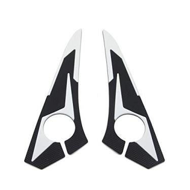 Imagem de Acc-Creativity Adesivo 3D de carenagem frontal de motocicleta compatível com YAMAHA NMAX155 2020 (branco)