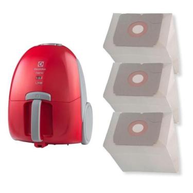 Imagem de Kit 3 Saco Descartável Aspirador de Pó Electrolux NANO e BlackDecker A