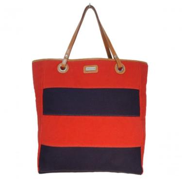 Imagem de Bolsa Feminina De Lona Betânia Zup Azul Marinho