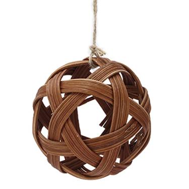 Imagem de Brinquedos de Bola de Rattan para Animais Estimação - Seguro, Não -póisonoso, Hamsters, Hamster Chews Rattan Ball, Brinquedos, Festival Feed Coelhos