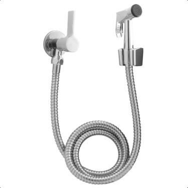 Imagem de Ducha Higiênica de Metal Cromado, Sistema 1/4 de Volta, Modelo C-70. Alta Durabilidade e Design Sofisticado, Ideal para Banheiros Modernos. Praticidade e Qualidade - Life Metais