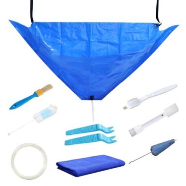 Imagem de Reicyfang Mini Kit De Capa Limpeza Para Ar-Condicionado Split, Bolsa Serviço E Lavagem Poeira Montado Na Parede, Uso Doméstico