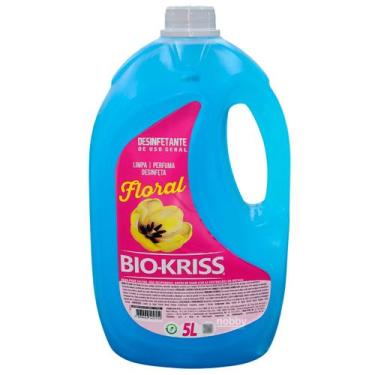 Imagem de Desinfetante De Uso Geral Floral Bio-Kriss 5 Litros
