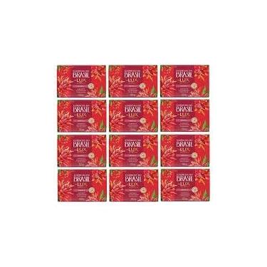 Imagem de Kit com 12 Unidades Sabonetes em Barra Lux Essências do Brasil Bromélia, 100g