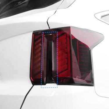 Imagem de JUIVEEL Tampa da lâmpada da luz traseira guarnição da tampa da luz traseira do carro guarnição compatível com acessórios Kia Sorento 2024 2025 (estilo preto brilhante)